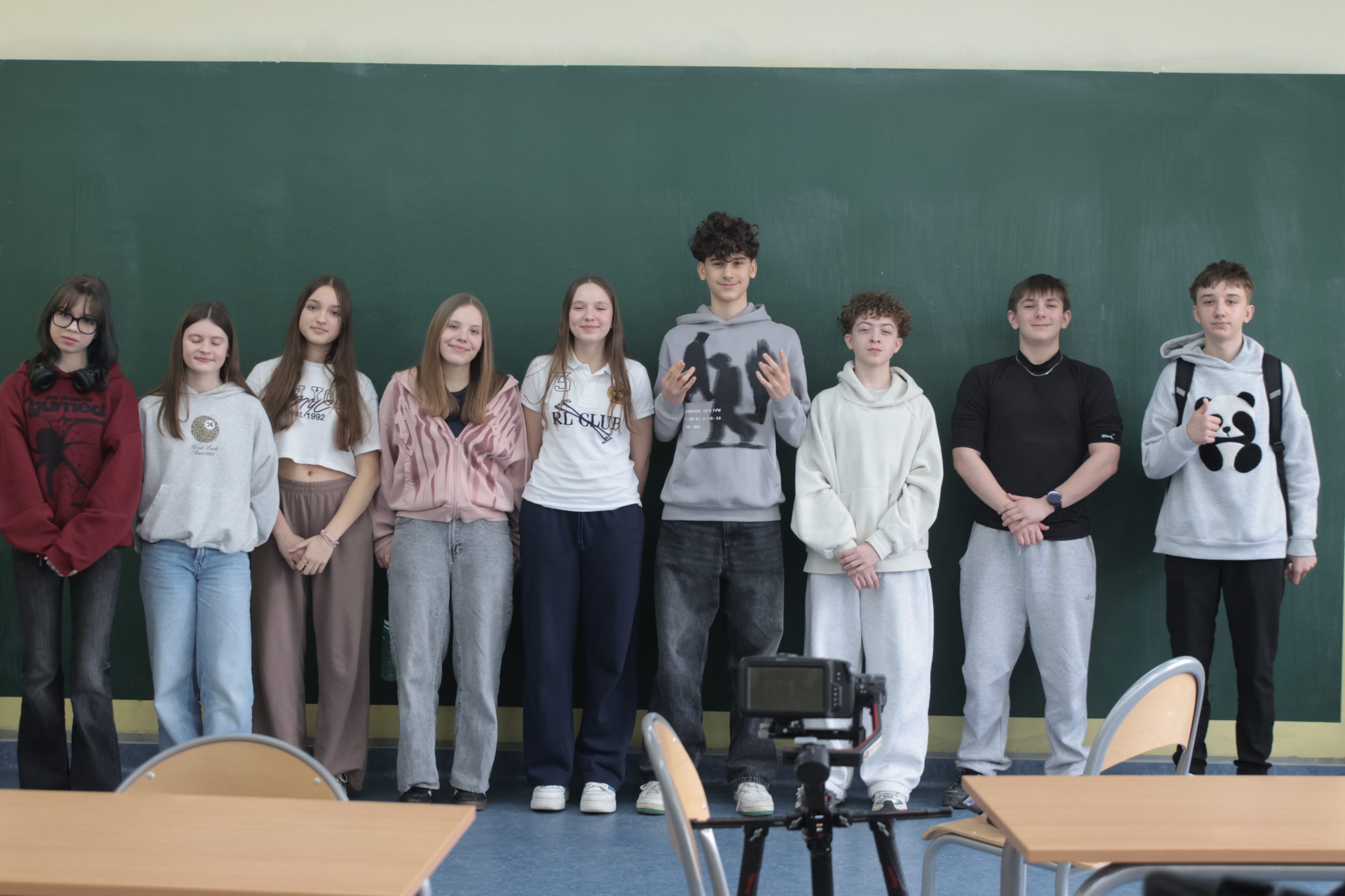 Młodzież podczas wydarzenia